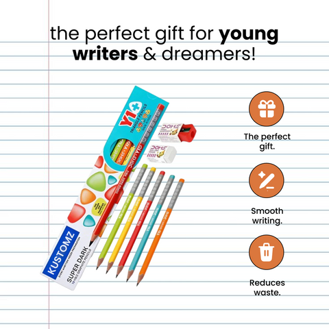 Personalized Name Pencils – Gift Set (Pack of 10)